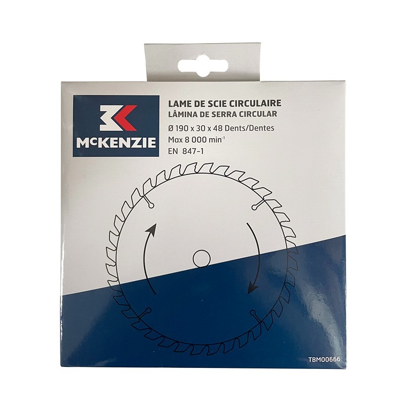 MCKENZIE - Disco Serra Circular 190X30X2.5-48T