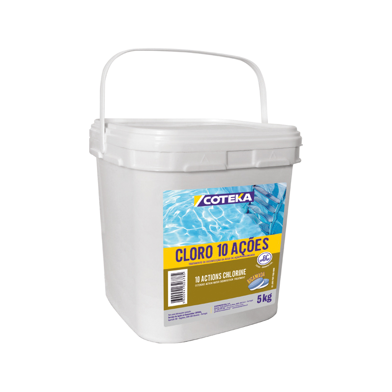 COTEKA - Cloro 10 Ações 5Kg