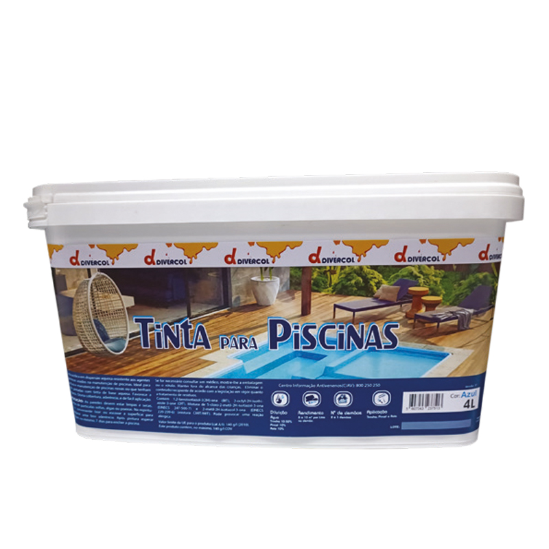 DIVERCOL - TINTA PARA PISCINAS 4L