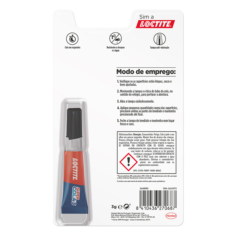 LOCTITE - Super Cola 3 Original 3G