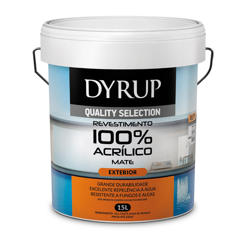 DYRUP - TINTA 100% ACRÍLICA 15L BRANCO