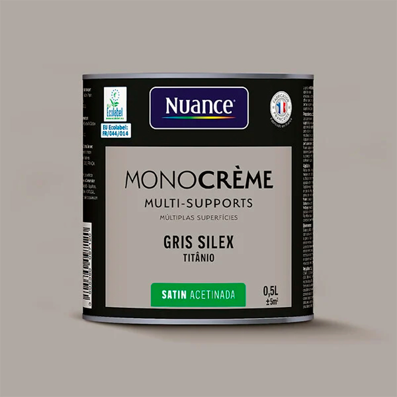 NUANCE - Tinta Mcreme Titânio Acetinado 0.5L