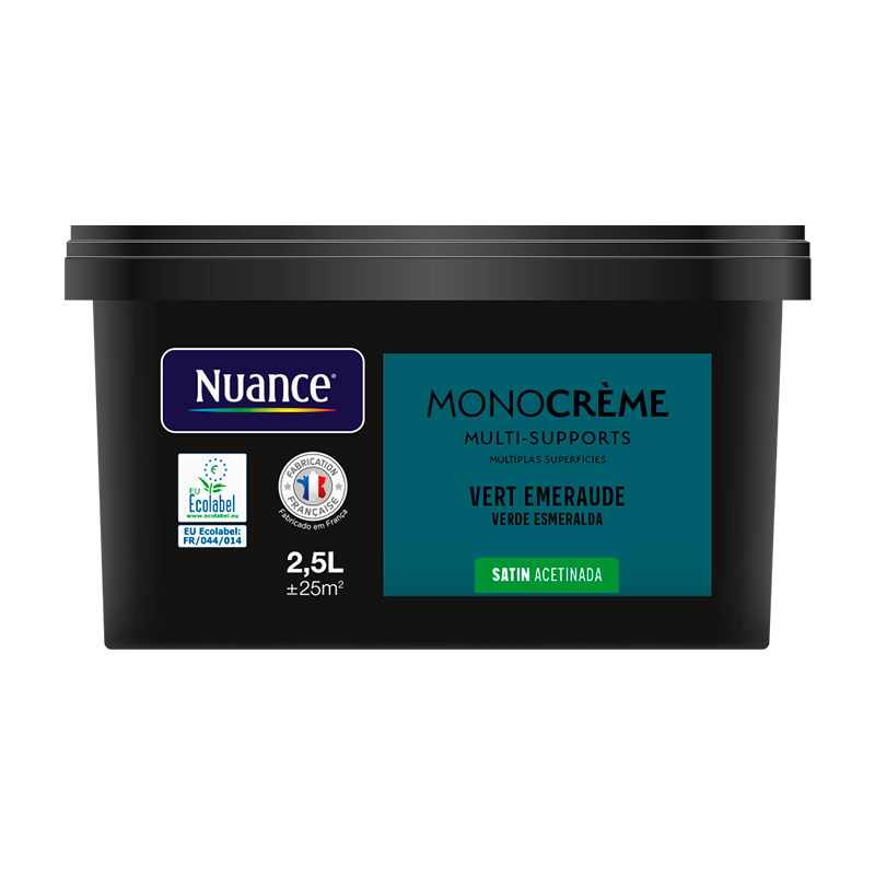NUANCE - Tinta Monocreme Verde Esmeralda Acetinado 2.5L