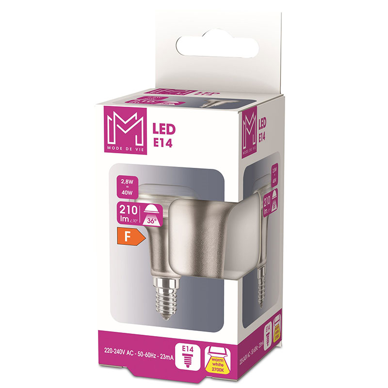 MDV - Lâmpada Led R50 2.9W 827 E14 230Lm