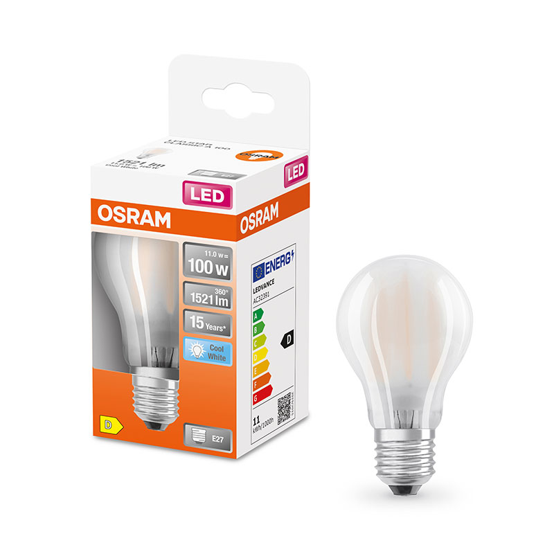 OSRAM - Lâmpada Led STD 11W 840 E27 1521L F