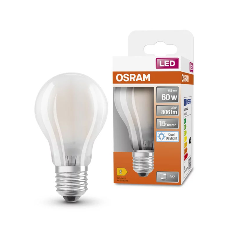 OSRAM - Lâmpada Led STD 6.5W 865 E27 806L F