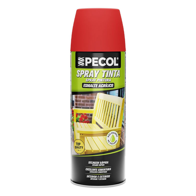 PECOL - Spray Ral3000 Vermelho Fogo 400Ml