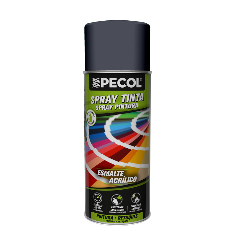 PECOL - Spray Ral7024 Cinza Gris 400Ml