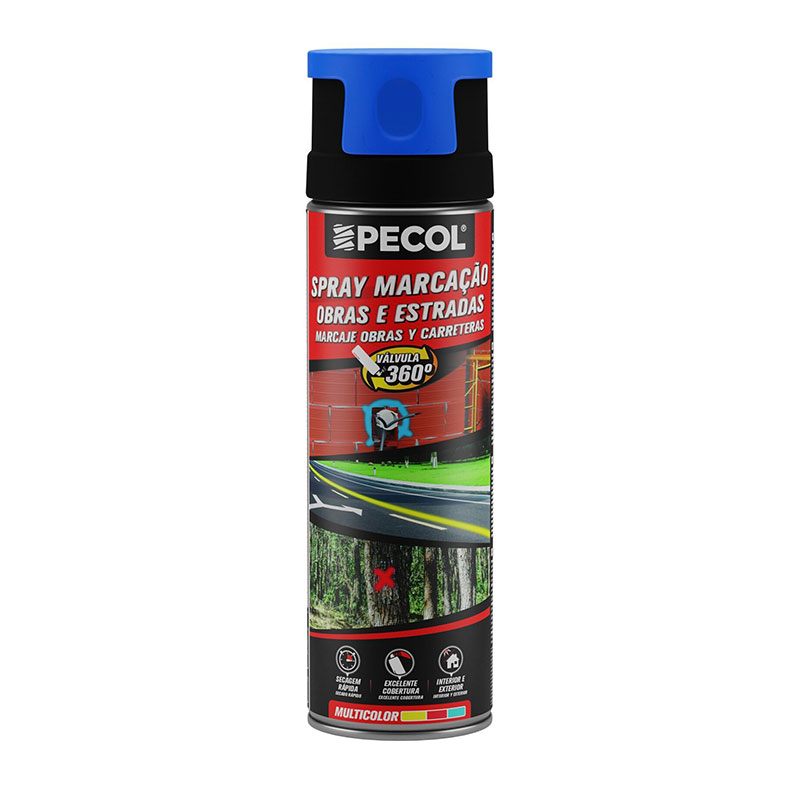 PECOL - Spray Marcação Azul Fluorescente 400Ml