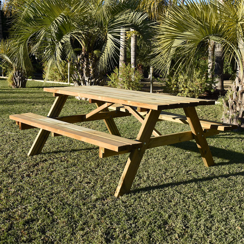 FAURA - Mesa Picnic Classica 177X152X71Cm