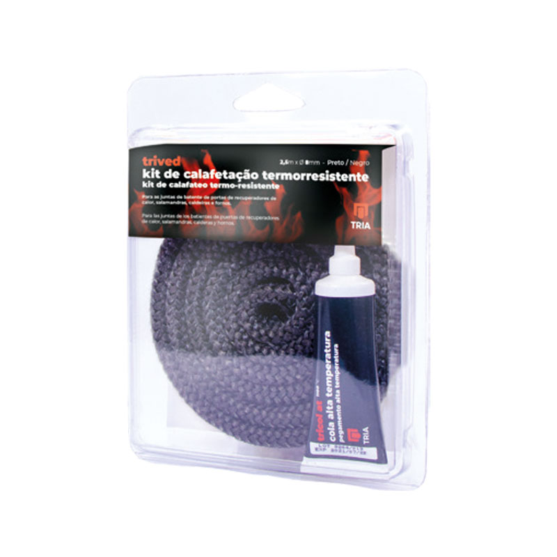 TRIA - Fita Calafetagem 12MM (Preto)