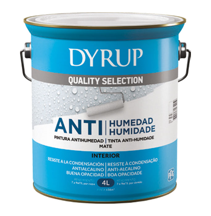 DYRUP - TINTA ANTI-HUMIDADE BRANCA 4L