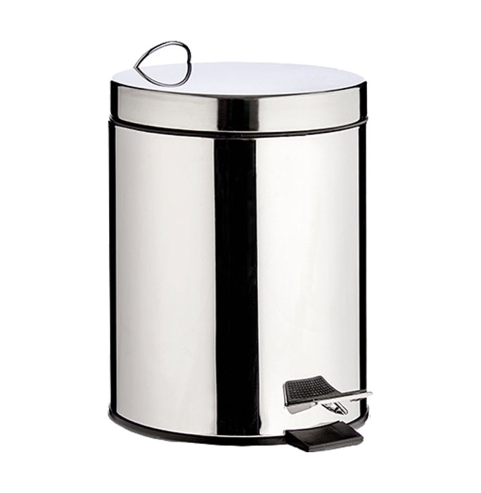 BERILO - Balde Wc Inox Brilhante 5L