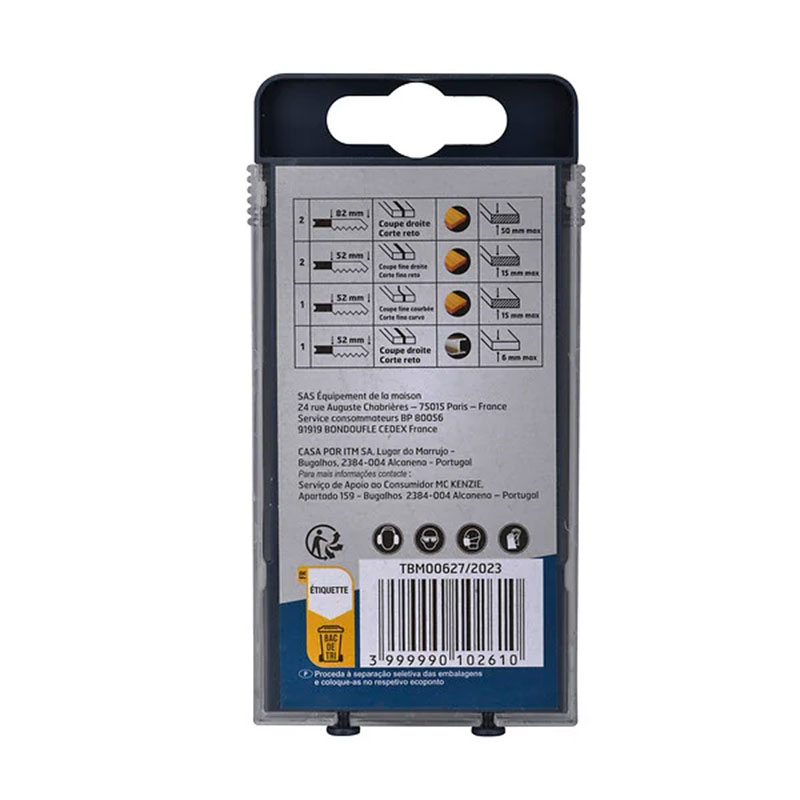 MCKENZIE - Lâminas U Madeira/Metal/Placas 6UN