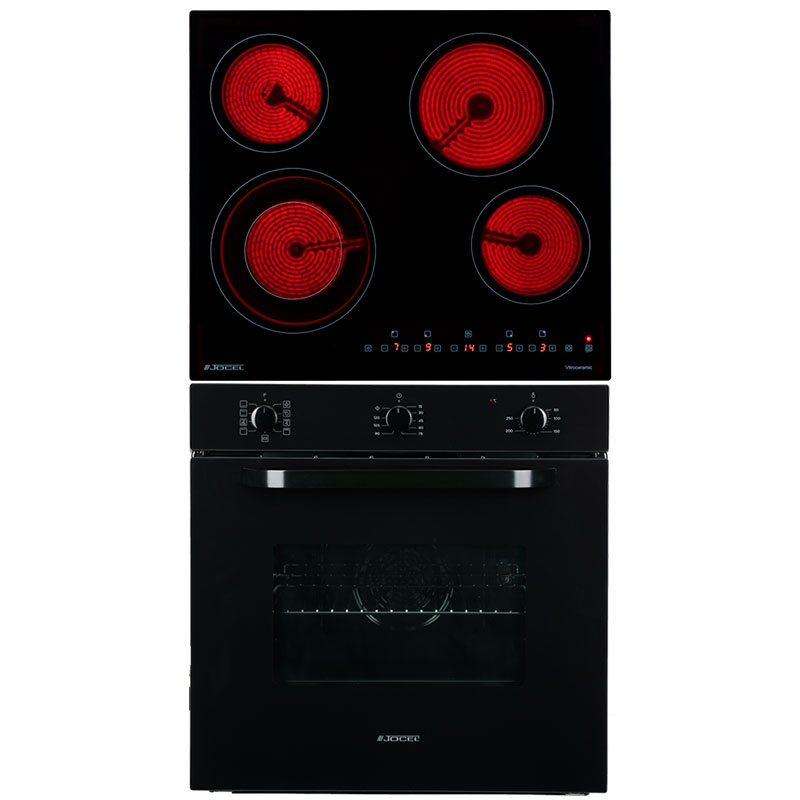 JOCEL - Pack Encastrar Forno 7F + Placa Vitrocerâmica