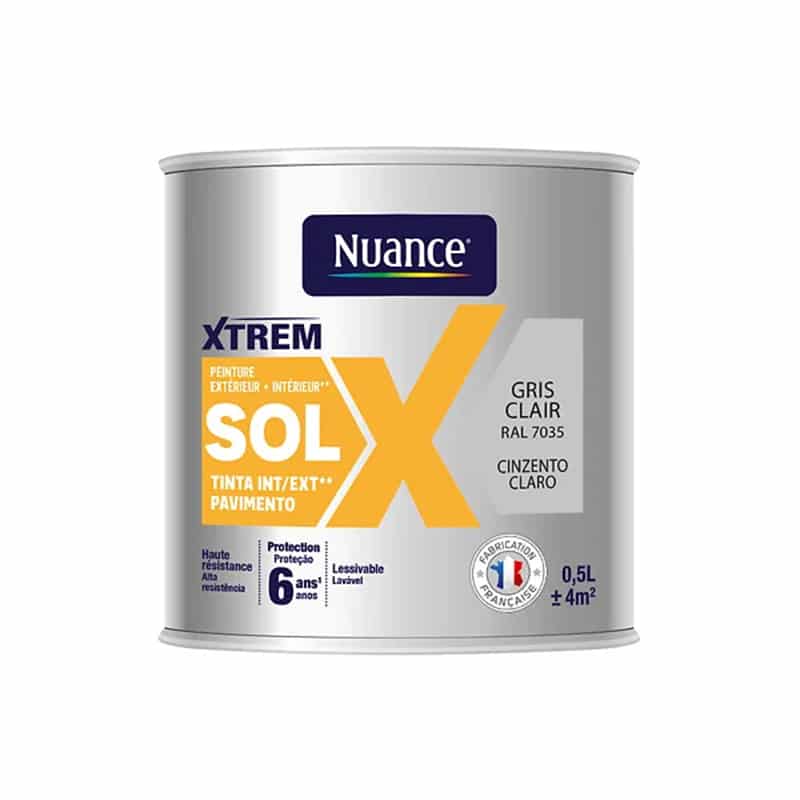 NUANCE - Tinta Pavimento Cinza Claro Acetinado 0.5L