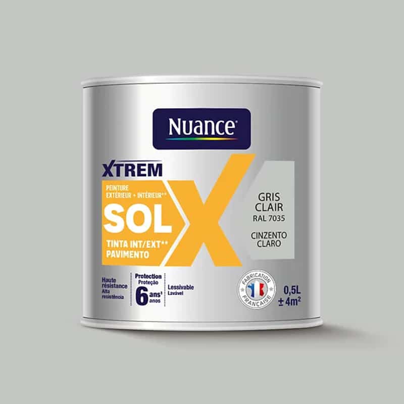 NUANCE - Tinta Pavimento Cinza Claro Acetinado 0.5L