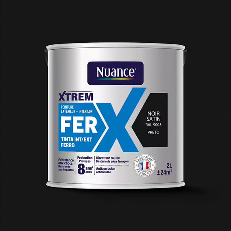 NUANCE - Tinta Ferro Preto Acetinada 2L