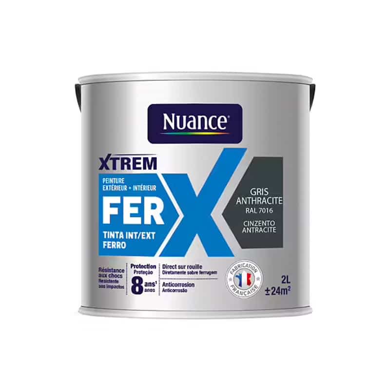 NUANCE - Tinta Ferro Antracite Acetinada 2L