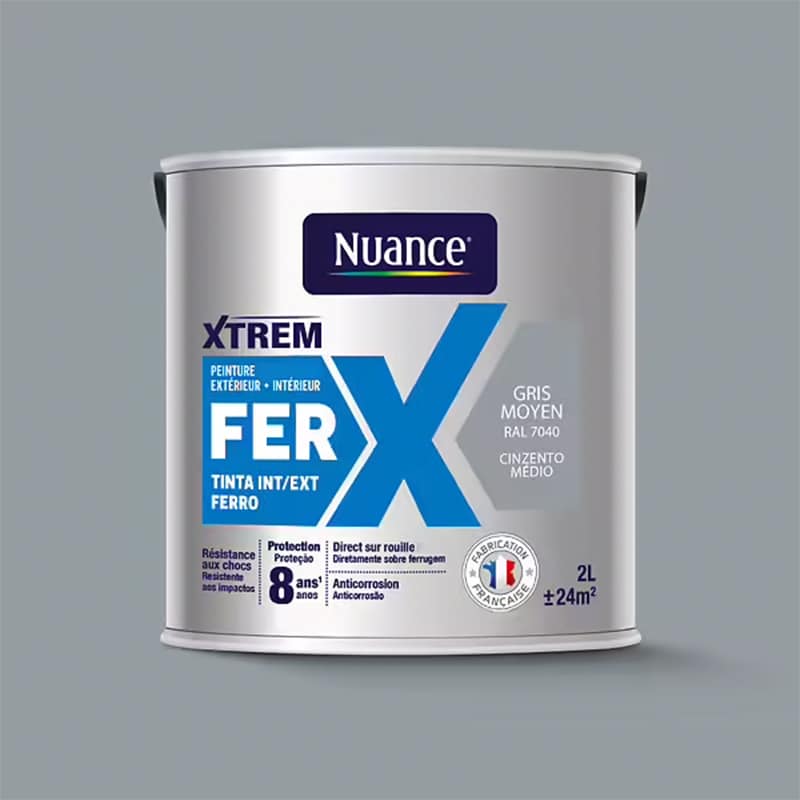NUANCE - Tinta Ferro Cinza Medio Acetinada 2L
