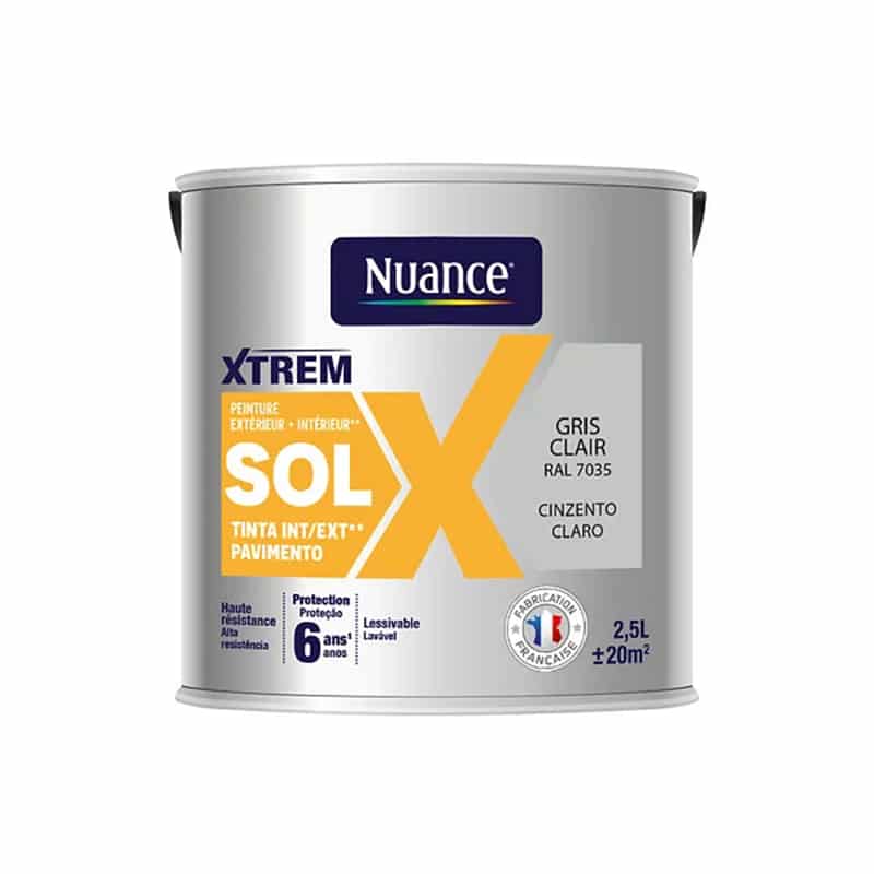 NUANCE - Tinta Pavimento Cinza Claro Acetinada 2.5L