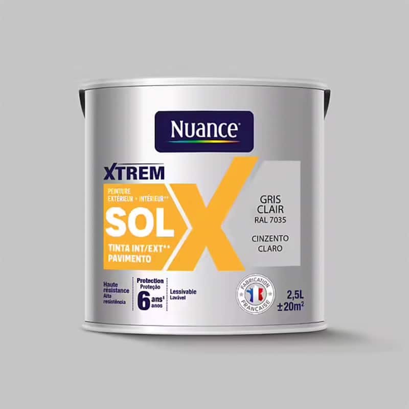 NUANCE - Tinta Pavimento Cinza Claro Acetinada 2.5L
