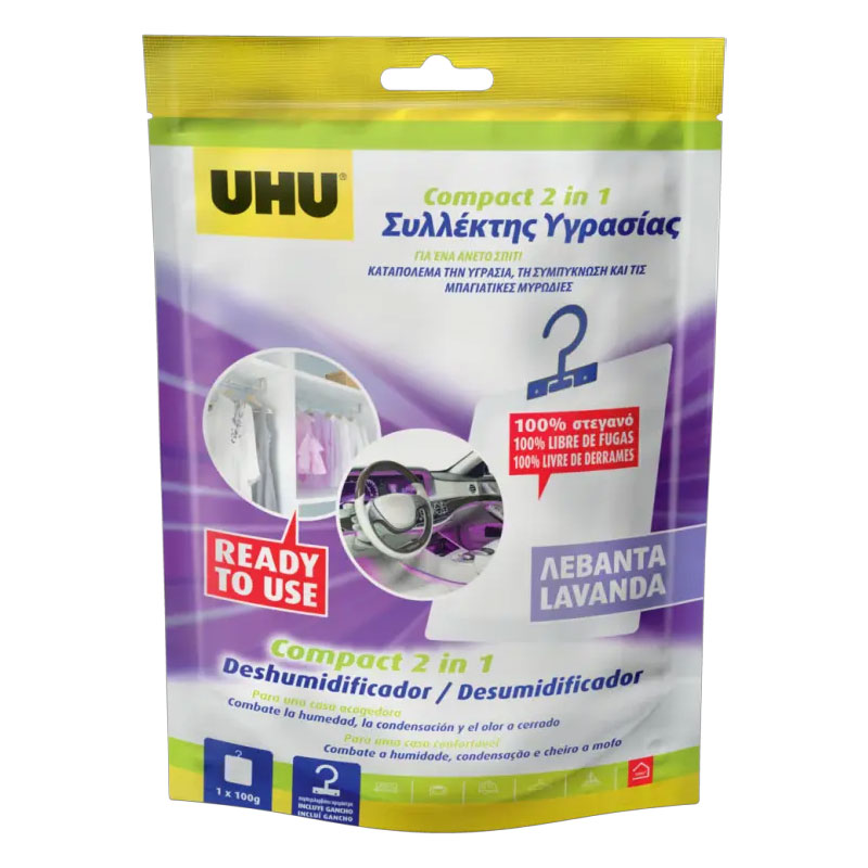 UHU - Desumidificador Compacto Lavanda 100G
