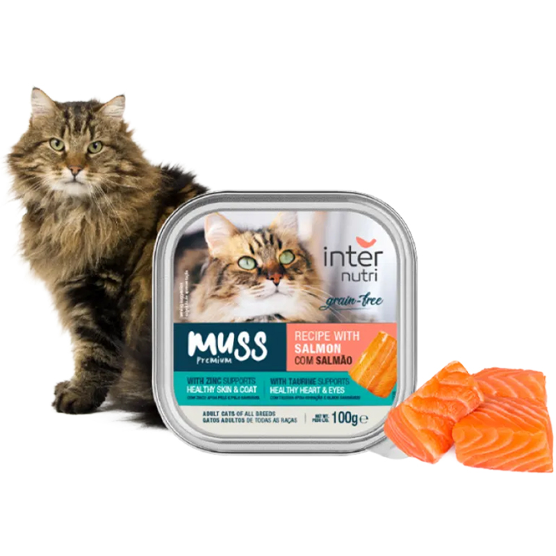 INTERNUTRI - Alimento Húmido Gato Salmão 100G