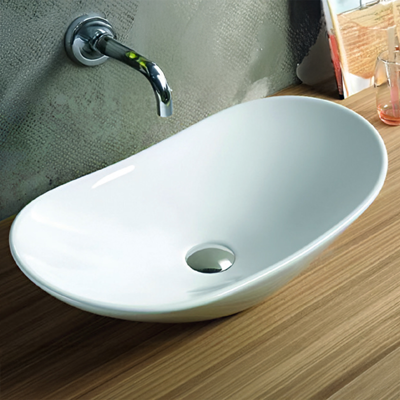 SLINE - Lavatório Dan Branco 620X340X145
