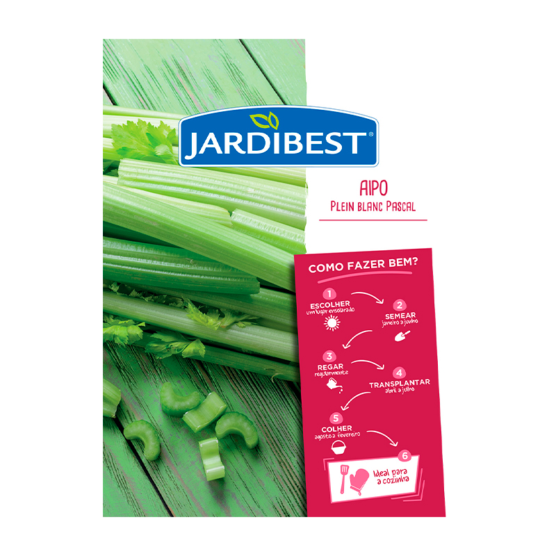 JARDIBEST - Semente Aipo Plein Blanc Pascal
