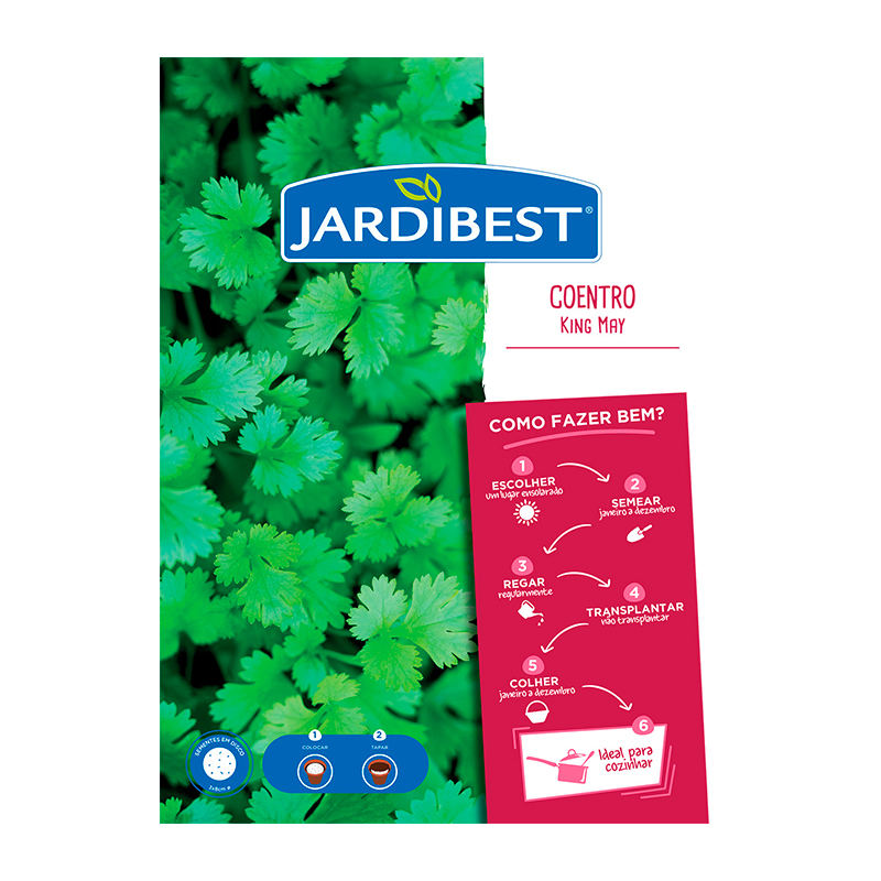 JARDIBEST - Semente Disco Coentros King May