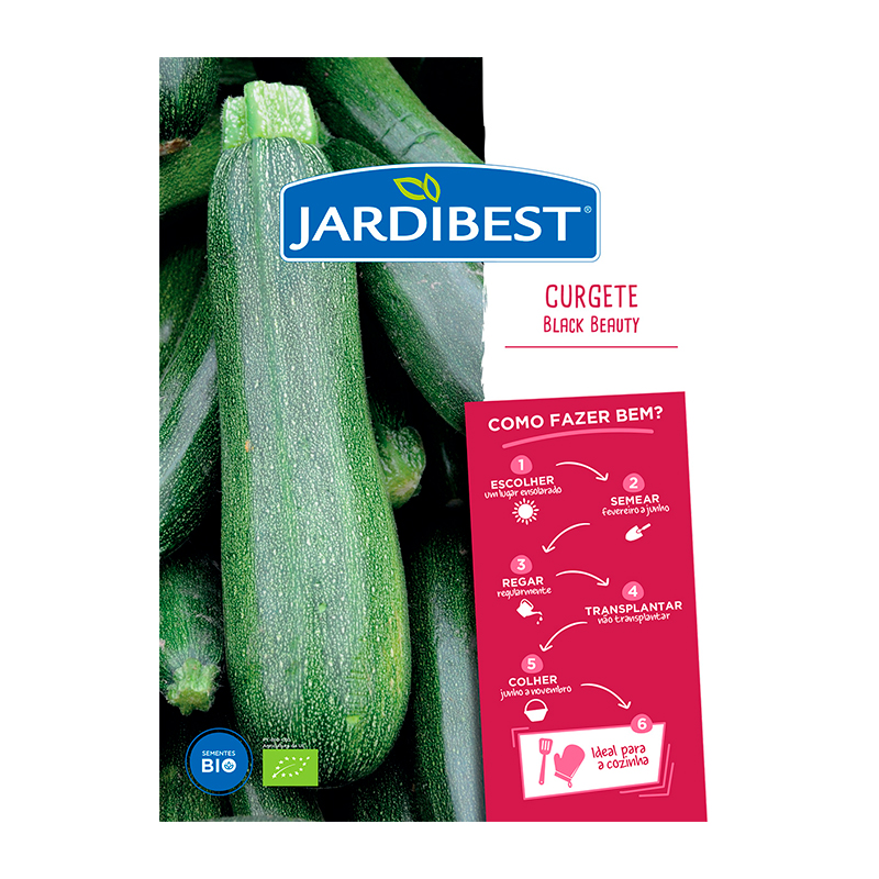 JARDIBEST - Semente Courgete Black Beauty Bio