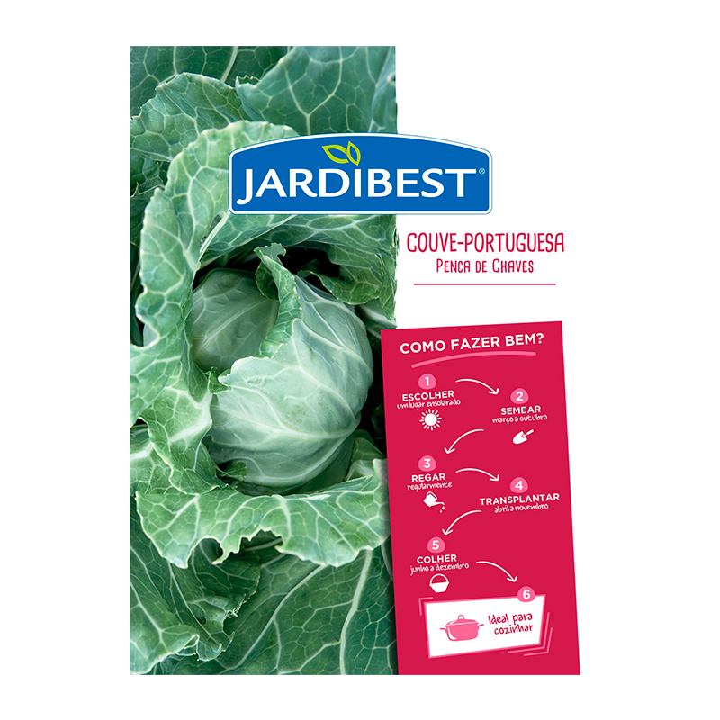 JARDIBEST - Semente Couve-Portuguesa Penca Chaves