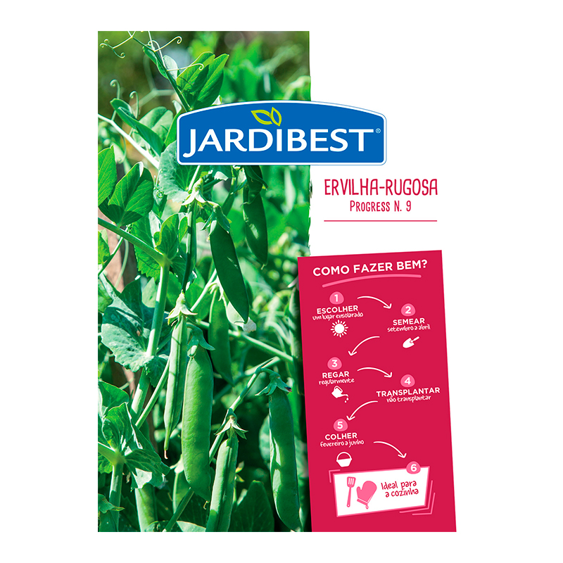 JARDIBEST - Semente Ervilha-Rugosa Progress N.9