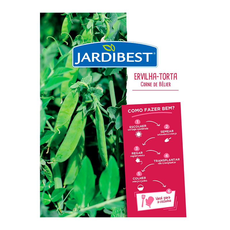JARDIBEST - Semente Ervilha-Torta Corne De Belier
