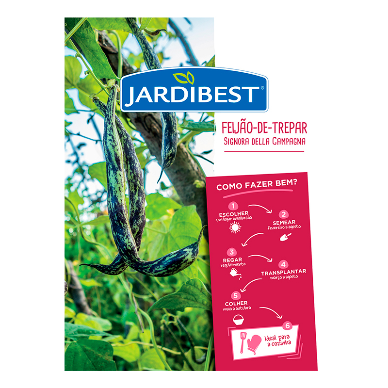 JARDIBEST - Semente Feijão-De-Trepar Signora Camp.