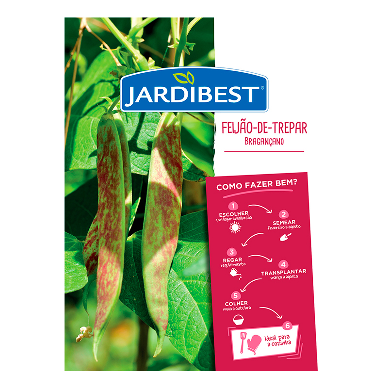 JARDIBEST - Semente Feijão-De-Trepar Bragancano