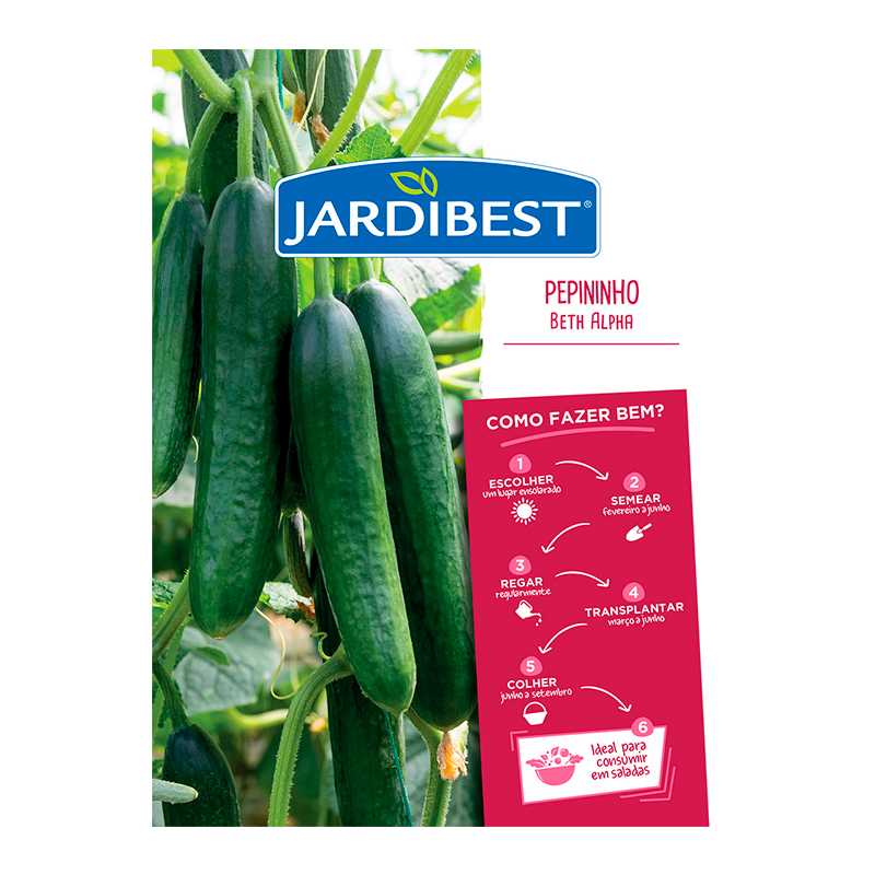 JARDIBEST - Semente Pepininho Beth Alpha