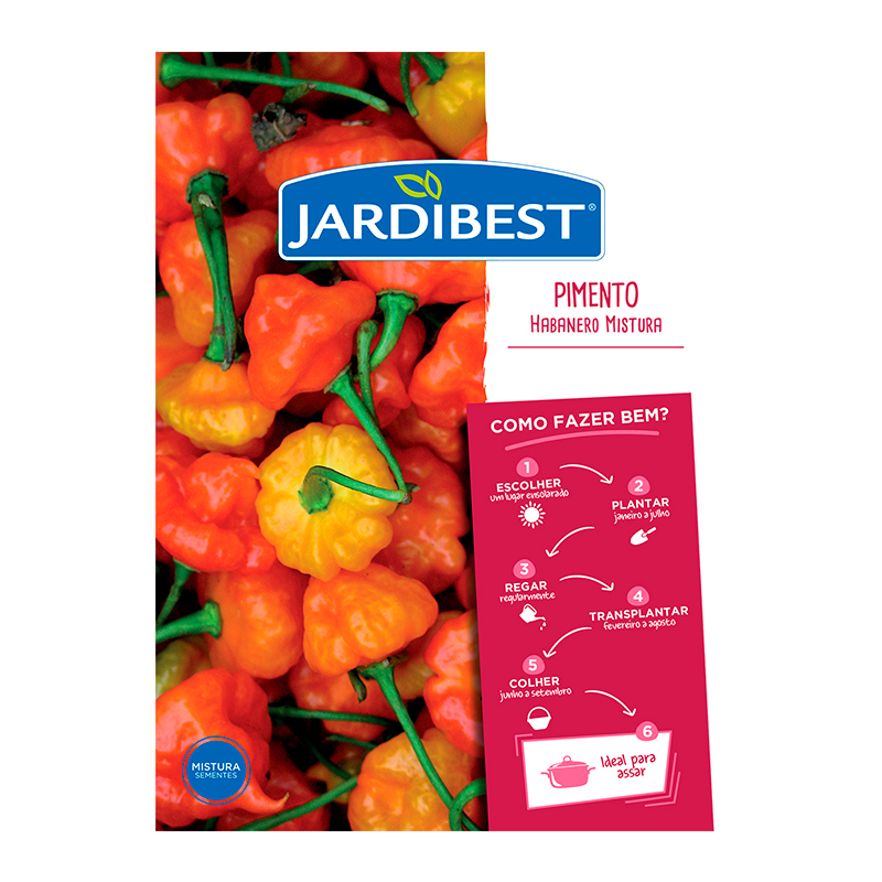 JARDIBEST - Semente Pimento Habanero Mistura