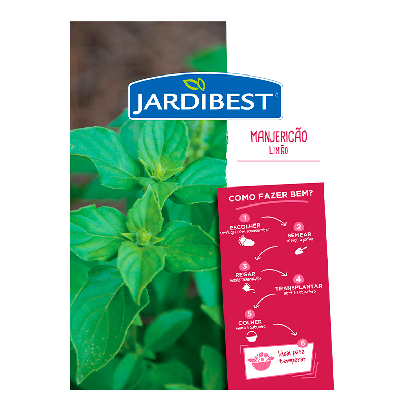 JARDIBEST - Semente Manjericão Limão