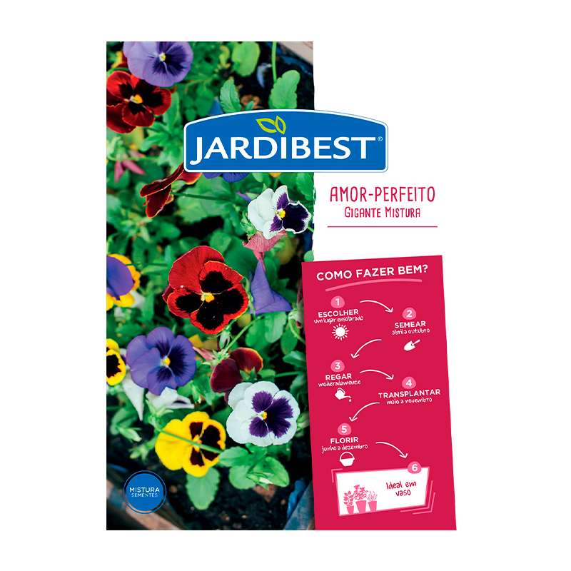 JARDIBEST - Semente Amor Perfeito Gigante Mistura