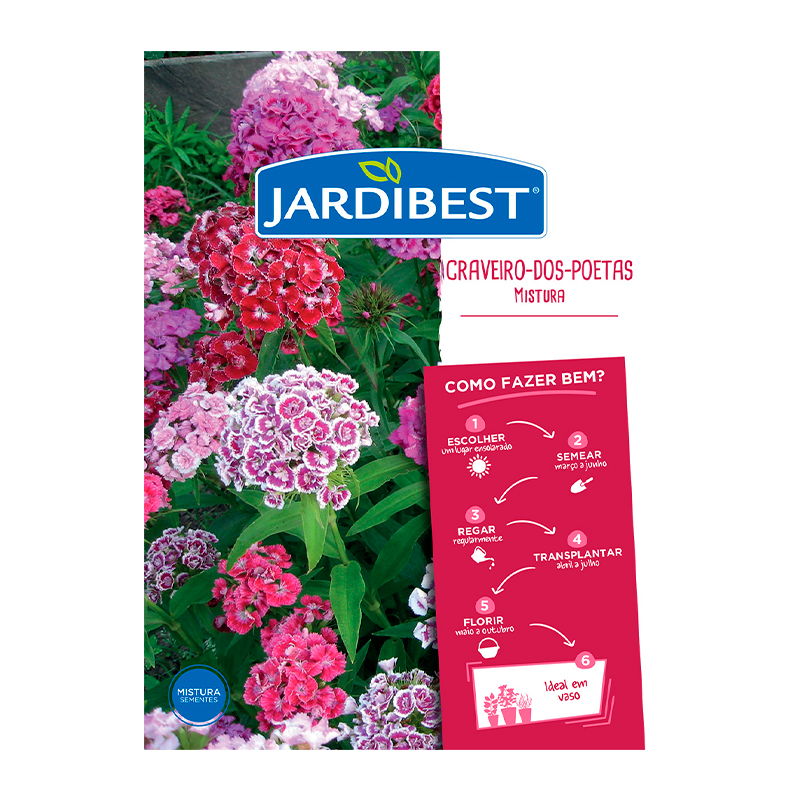 JARDIBEST - Semente Cravo Poetas Mistura