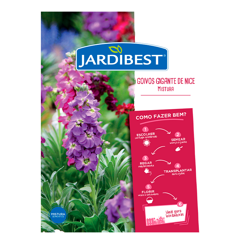 JARDIBEST - Semente Goivos Gigante De Nice Mistura