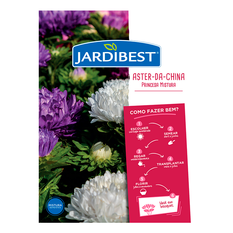 JARDIBEST - Semente Rainha Margarida Princesa Mix