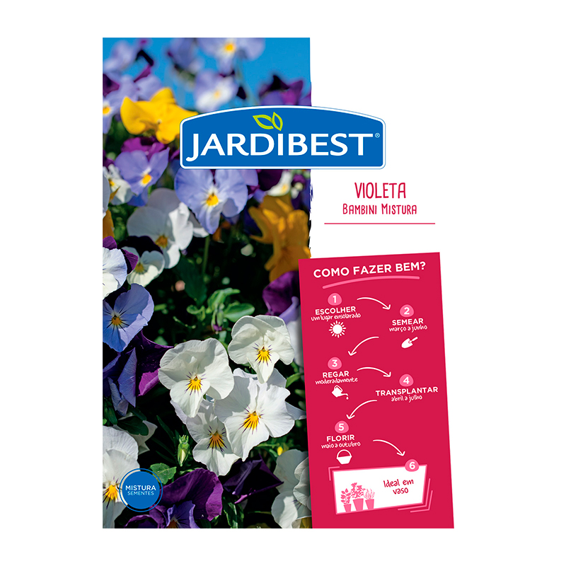 JARDIBEST - Semente Violeta Bambini Mistura