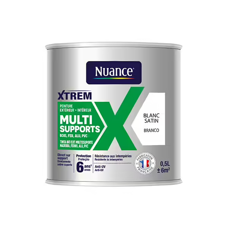 NUANCE - Tinta Multissuperfícies Branco Acetinada 0.5L