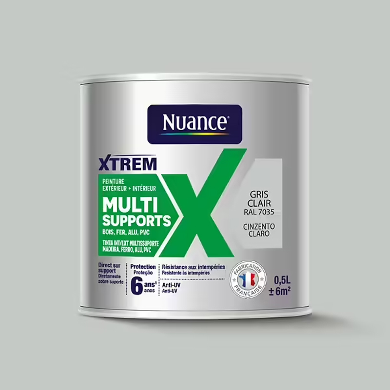 NUANCE - Tinta Multissuperfícies Cinza Claro Acetinada 0.5L