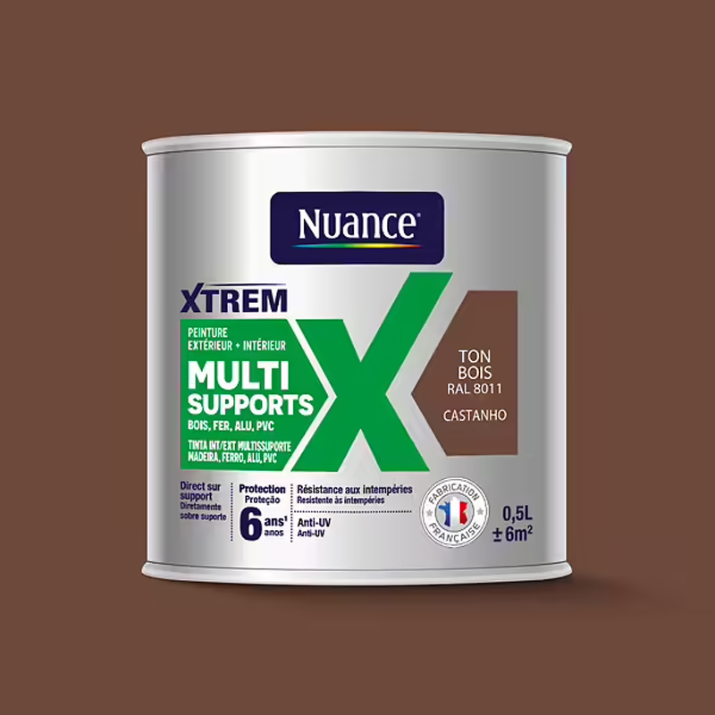 NUANCE - Tinta Multissuperfícies Castanho Acetinada 0.5L