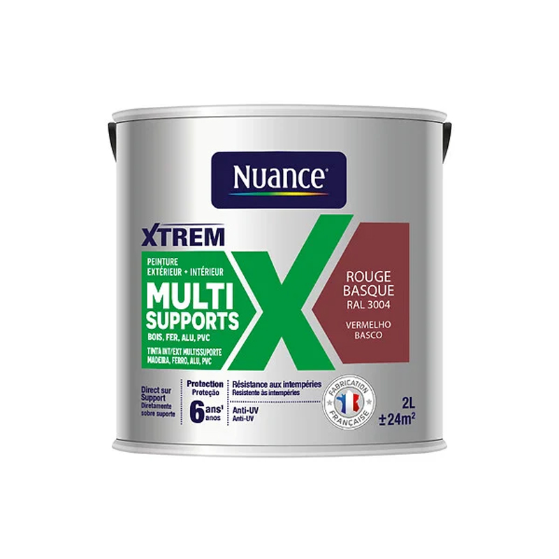 NUANCE - Tinta Multissuperfícies Vermelho Basco Acetinada 2L