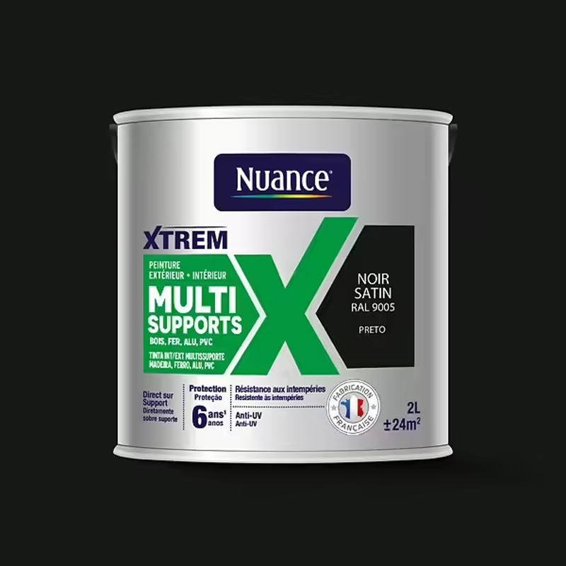 NUANCE - Tinta Multissuperfícies Preto Acetinada 2L